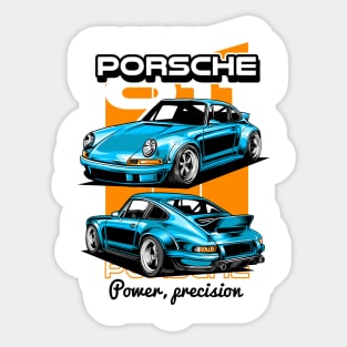 Power And Precision Sticker